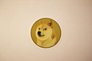 Dogecoin sticker